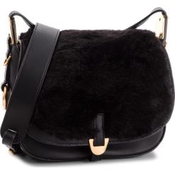 Torebka COCCINELLE - CFA Espiegle Fur E1 CFA 15 03 01 Noir 001. Czarne listonoszki damskie marki Coccinelle, z materiału, bez dodatków. Za 1649,90 zł.