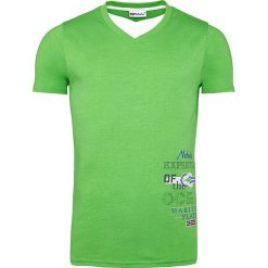 T-shirty męskie: Koszulka „Davis” w kolorze zielonym