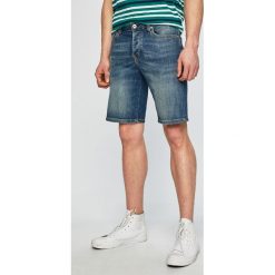 Scotch & Soda - Szorty. Niebieskie spodenki i szorty męskie Scotch & Soda, bez wzorów, z elastanu, casualowe. W wyprzedaży za 239,90 zł.