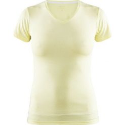 Podkoszulek funkcyjny "Essential" w kolorze żółtym. Żółte podkoszulki damskie Craft, xl, bez wzorów, z materiału, bez rękawów. W wyprzedaży za 45,95 zł.