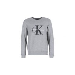 Bluzy Calvin Klein Jeans CREWNECK HWK. Szare bluzy męskie Calvin Klein Jeans, xxl, bez wzorów, z jeansu, bez kołnierzyka, bez rękawów, bez kaptura. Za 305,10 zł.