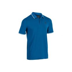 Koszulka polo tenis DRY 500 męska. Niebieskie spodenki i szorty męskie ARTENGO, xl, bez wzorów, z elastanu, sportowe, polo, bez rękawów. W wyprzedaży za 34,99 zł.