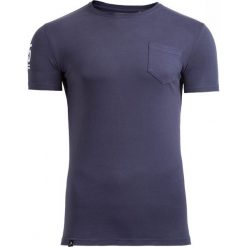 T-shirt męski TSM603 - ciemny granatowy - Outhorn. Niebieskie koszulki męskie Outhorn, na lato, m, z bawełny. W wyprzedaży za 24,99 zł.