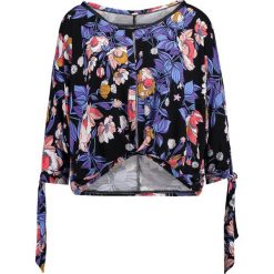 Bluzki damskie: Free People PRINTED KEEPIN ON TEE Bluzka z długim rękawem black