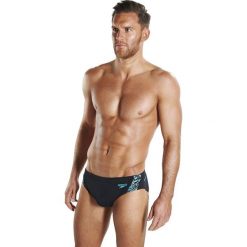 Kąpielówki męskie: Speedo Kąpielówki męskie Boom Splice 7cm Brief Black/Turquoise r. L (810854B870)