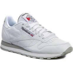 Buty Reebok - Cl Lthr 2214 White/Light Grey. Białe sneakersy męskie Reebok, na co dzień, bez wzorów, ze skóry, bez zapięcia. Za 299,00 zł.