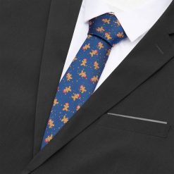 Wzorzysty krawat - Granatowy. Niebieskie krawaty męskie Reserved, bez wzorów. Za 49,99 zł.