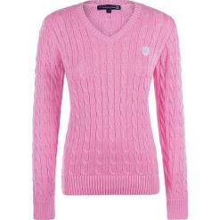 Sweter w kolorze jasnoróżowym. Czerwone swetry klasyczne damskie marki Giorgio di Mare, xs, z dzianiny. W wyprzedaży za 173,95 zł.