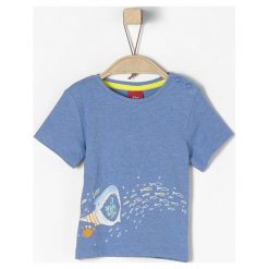 S.Oliver T-Shirt Chłopięcy 80 Niebieski. Niebieskie t-shirty chłopięce marki S.Oliver, z bawełny. Za 35,00 zł.