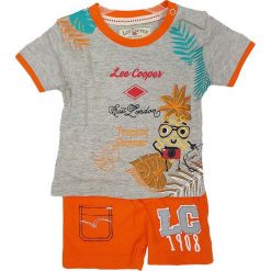 T-shirty chłopięce z nadrukiem: 2-częściowy zestaw w kolorze pomarańczowym