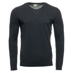 Mustang Sweter Męski L Ciemnoszary. Szare swetry klasyczne męskie marki Mustang, na zimę, z bawełny. Za 198,00 zł.