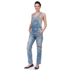 Jeansy damskie: Pepe Jeans Kombinezon Damski Nomad Xs Niebieski