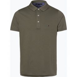 Tommy Hilfiger - Męska koszulka polo, zielony. Zielone koszulki męskie TOMMY HILFIGER, xxl, bez wzorów, polo, bez rękawów. Za 299,95 zł.