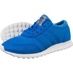 Lekkie Niebieskie Sportowe Buty Adidas Los Angeles J 172. Niebieskie buty sportowe damskie Molly.pl, w paski, z gumy, sportowe. Za 279,00 zł.