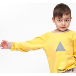 Bluzy chłopięce: Bluza raglan żółta