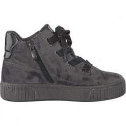 Sneakersy w kolorze szarym. Szare sneakersy damskie marki Marco Tozzi. W wyprzedaży za 122,95 zł.