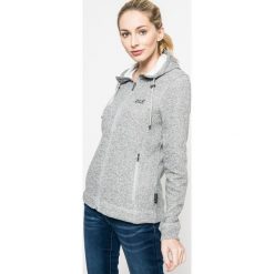 Jack Wolfskin - Kurtka. Szare kurtki damskie marki Jack Wolfskin, s, bez wzorów, z poliesteru, krótkie, z kapturem. W wyprzedaży za 199,90 zł.