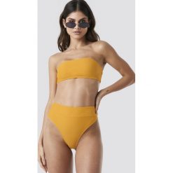 NA-KD Swimwear Maxi High Waist Bikini Panty - Yellow. Żółte panty damskie NA-KD Swimwear, bez wzorów. Za 52,95 zł.