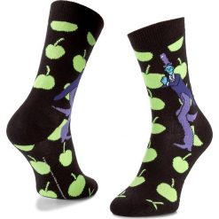 Skarpetki męskie: Skarpety Wysokie Unisex HAPPY SOCKS – BEA01-9000 Czarny Zielony