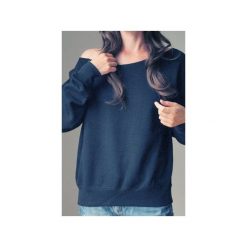 Czarna bluza dla karmiących matek. Szare bluzy damskie marki One mug a day, s, z nadrukiem, z bawełny, bez rękawów, bez kaptura. Za 119,00 zł.