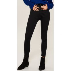 Spodnie high waist - Czarny. Czarne spodnie damskie z wysokim stanem marki House, s, z podwyższonym stanem. Za 59,99 zł.