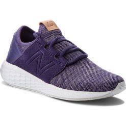 Buty NEW BALANCE - WCRUZKW2 Fioletowy. Fioletowe buty sportowe damskie New Balance, bez wzorów, z tworzywa sztucznego, sportowe, do biegania. W wyprzedaży za 259,00 zł.