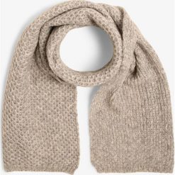 BOSS Casual - Szalik damski z domieszką alpaki – Wenters, szary. Szare szaliki damskie BOSS Casual, bez wzorów, z wełny, casualowe. Za 429,95 zł.