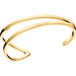 Calvin Klein Bransoletka Złoty. Żółte bransoletki damskie Calvin Klein, z materiału, złote. Za 436,95 zł.