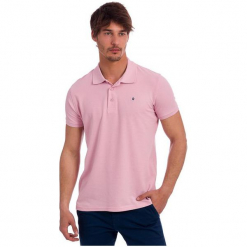 Polo Club C.H.A Koszulka Polo Męska L Różowa. Różowe koszulki polo męskie Polo Club C.H..A, m, bez wzorów, polo, bez rękawów. Za 149,00 zł.