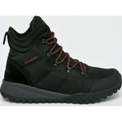 Columbia - Obuwie BM2806. Brązowe buty trekkingowe męskie Columbia, z materiału, na sznurówki, outdoorowe. W wyprzedaży za 399,90 zł.