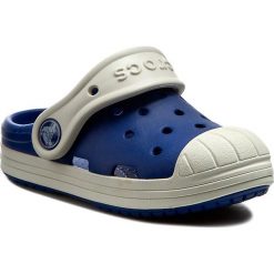 Klapki CROCS - Bump It Clog K 202282 Cerulean Blue/Oyster. Niebieskie sandały chłopięce Crocs, z tworzywa sztucznego, bez zapięcia. W wyprzedaży za 139,00 zł.