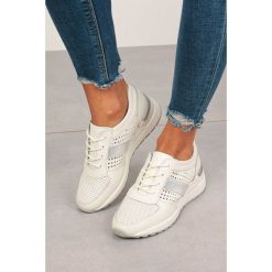 Białe sneakersy filippo buty sportowe skórzane sznurowane dp736/20wh. Białe buty sportowe damskie FILIPPO, bez wzorów, ze skóry, sportowe. Za 138,99 zł.
