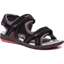 Sandały KAMIK - Clearlake HK0107 Black. Czarne klapki męskie Kamik, ze skóry ekologicznej, bez zapięcia. W wyprzedaży za 149,00 zł.