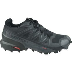 Salomon W Speedcross 5 GTX 407954 38 2/3 Czarne. Czarne buty sportowe damskie Salomon, bez wzorów, z syntetyku, sportowe, do biegania. W wyprzedaży za 599,99 zł.
