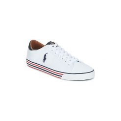 Buty Polo Ralph Lauren HARVEY. Szare trampki męskie Polo Ralph Lauren, bez wzorów, bez zapięcia. Za 272,30 zł.