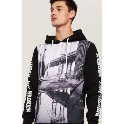 Bluza z fotonadrukiem - Czarny. Czarne bluzy męskie rozpinane House, l. Za 119,99 zł.