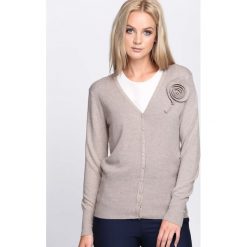 Khaki Kardigan Lovey Dovey. Brązowe kardigany damskie Born2be, l. Za 29,99 zł.