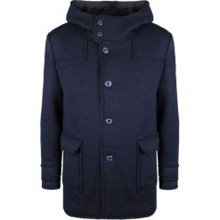 Trussardi Jeans Płaszcz "Montgomery". Płaszcze męskie Trussardi, bez wzorów, z jeansu, bez kaptura. Za 749,00 zł.