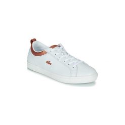 Buty Lacoste STRAIGHTSET 319 1 CFA. Białe trampki i tenisówki damskie Lacoste, bez wzorów, bez zapięcia. Za 476,10 zł.