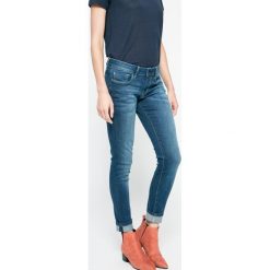 Pepe Jeans - Jeansy Soho. Niebieskie jeansy damskie marki Pepe Jeans, bez wzorów, z bawełny. W wyprzedaży za 199,90 zł.