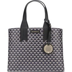Emporio Armani Torebka Niebieski. Niebieskie torebki klasyczne damskie Emporio Armani, w paski, z poliesteru, bez dodatków. Za 1098,95 zł.