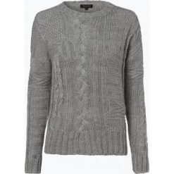 Marie Lund - Sweter damski z dodatkiem moheru – Coordinates, szary. Szare swetry klasyczne damskie marki Marie Lund, s, z dzianiny. Za 149,95 zł.