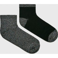 Tally Weijl - Skarpetki (2-pack). Czarne skarpetki damskie marki TALLY WEIJL, z elastanu. W wyprzedaży za 19,90 zł.