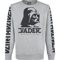 Star Wars Darth Vader Bluza odcienie szarego. Brązowe bluzy męskie rozpinane marki Black Premium by EMP, xxl, z kapturem. Za 121,90 zł.