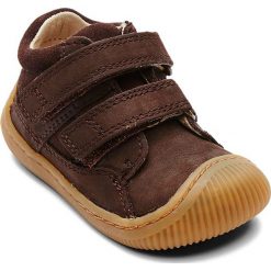 Buciki niemowlęce: Skórzane buty „Walk” w kolorze brązowym do nauki chodzenia