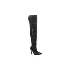 Buty zimowe damskie: Kozaki Casu Kozaki za kolano z ćwiekami ST2725
