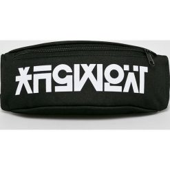 Answear - Nerka Manifest Your Style. Czarne nerki damskie ANSWEAR, w paski, z materiału, casualowe, małe, z nadrukiem, bez dodatków. W wyprzedaży za 34,90 zł.