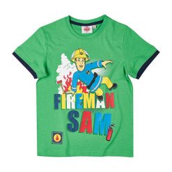 T-shirty chłopięce z nadrukiem: Koszulka w kolorze zielonym