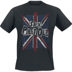Sex Pistols Union Jack T-Shirt czarny. Czarne t-shirty męskie z nadrukiem Sex Pistols, l, z okrągłym kołnierzem. Za 74,90 zł.