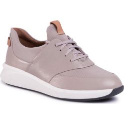 Sneakersy CLARKS - Un Rio Lace 261476064 Stone Leather. Szare półbuty damskie Clarks, ze skóry. Za 469,00 zł.
